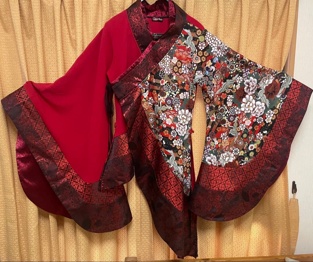 Qutie Frash / キューティーフラッシュ/着物カーデ レッド
