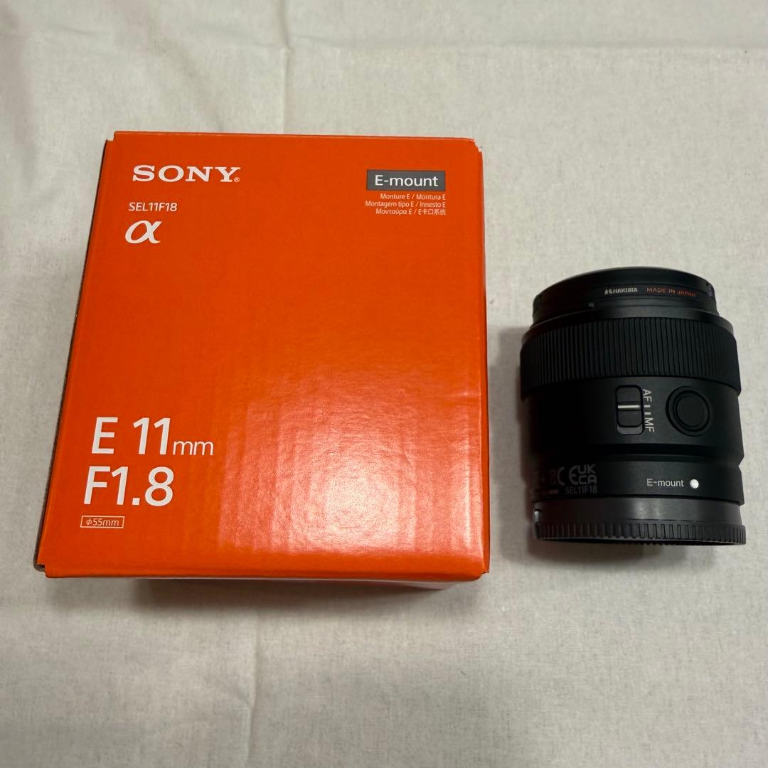 SONY E 11mm F1.8 SEL11F18 美品 箱付