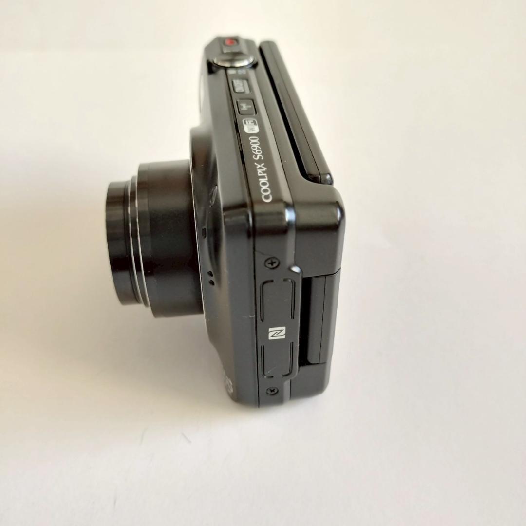 Nikon COOLPIX S6900 ブラック 互換バッテリ＆SDカードセット