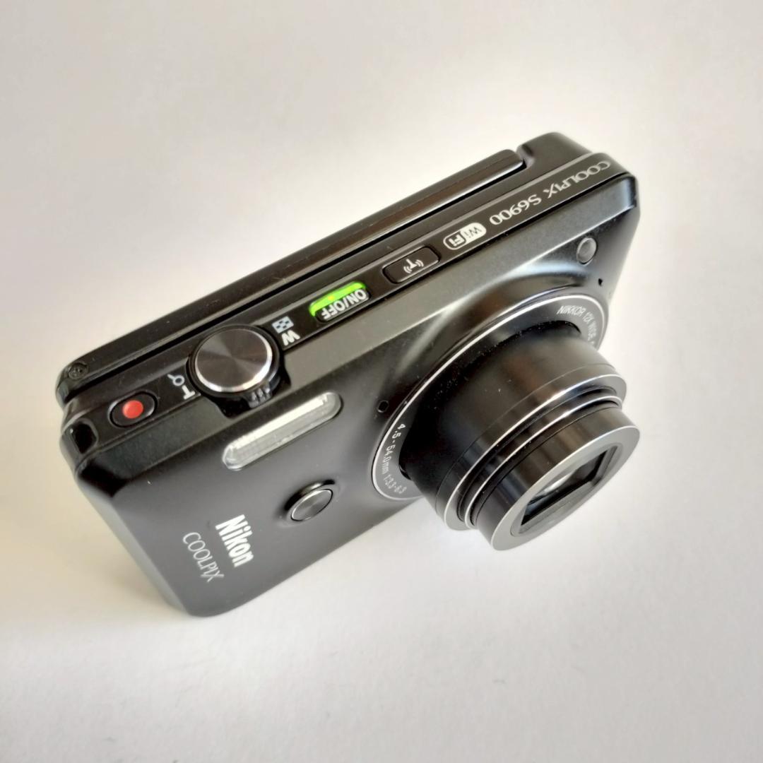 Nikon COOLPIX S6900 ブラック 互換バッテリ＆SDカードセット