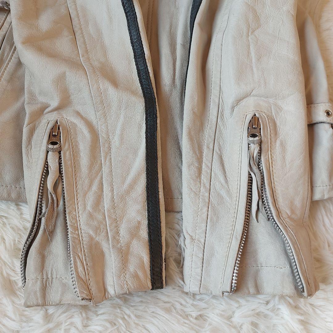 ジャケット・アウター Schott CLASSIC RACER Single Riders White