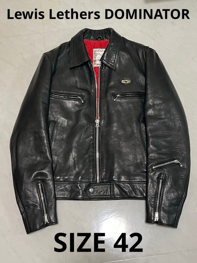 希少　ルイスレザー　ドミネーター　551T タイトフィット　シープ　サイズ 42