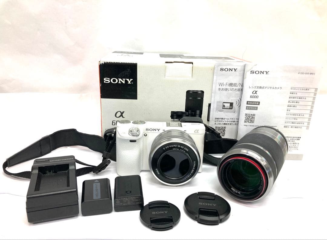 SONY ソニー a6000 ミラーレス一眼 ダブルズームレンズキット