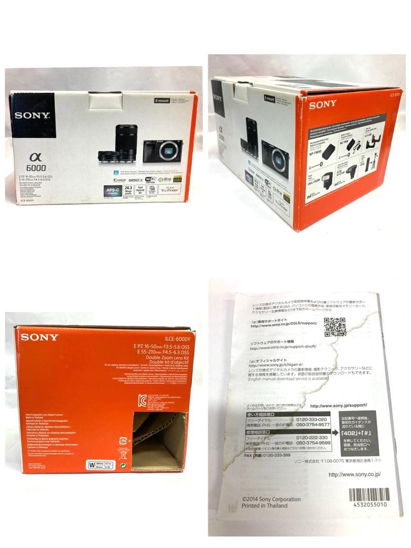 SONY ソニー a6000 ミラーレス一眼 ダブルズームレンズキット