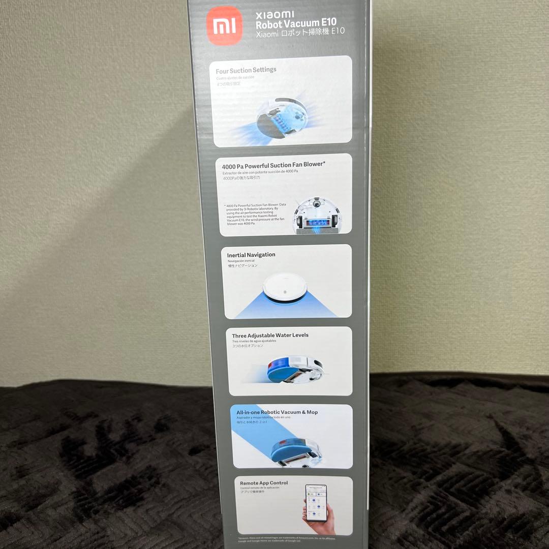 新品未開封★Xiaomi ロボット掃除機 E10 2-in-1 吸引・水拭き両用