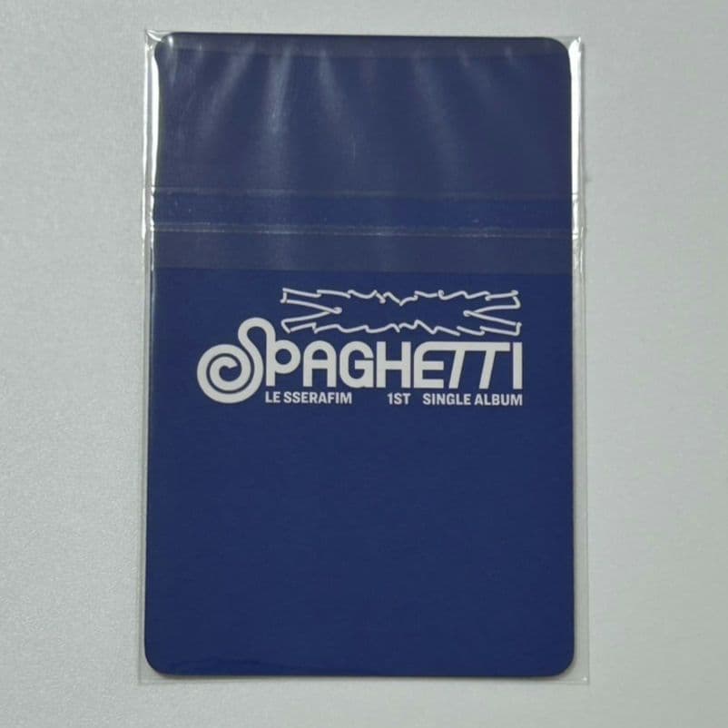 LE SSERAFIM SPAGHETTI 直筆サイン サクラ