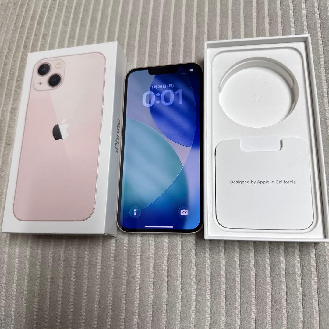【最大電池容量80%】Apple iPhone 13 128GB ピンク