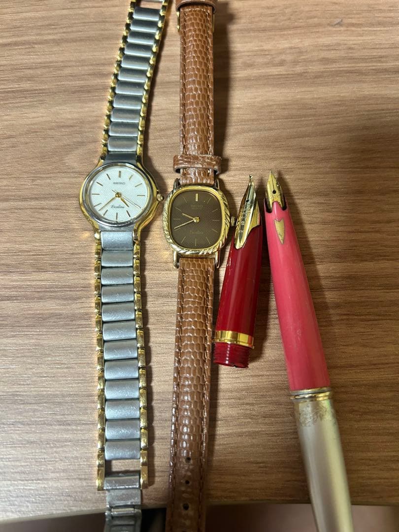 21K万年筆、484万年筆、14K腕時計