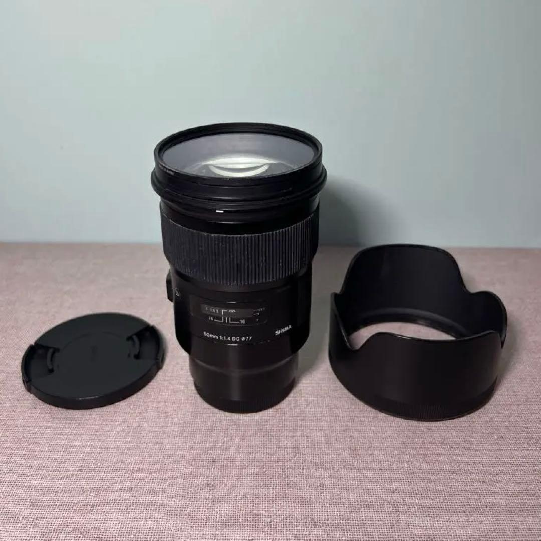 【中古】SIGMA 50mm F1.4 DG HSM Artソニー用 フルサイズ