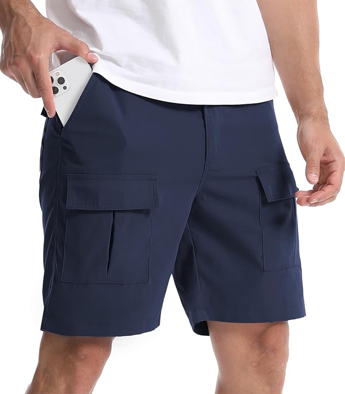 Short Cargo Homme 6 Poches Léger - Suwangi – Image 3