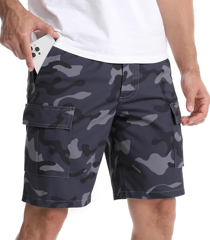 Short Cargo Homme 6 Poches Léger - Suwangi – Image 4