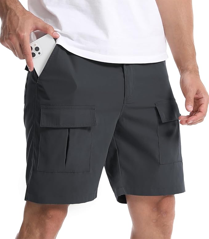 Short Cargo Homme 6 Poches Léger - Suwangi – Image 6
