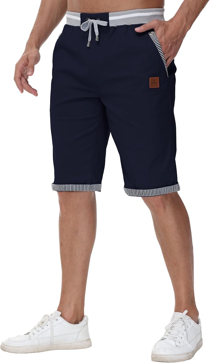 Short Cargo Homme Coton Été avec Poches - Djtnzdm – Image 4