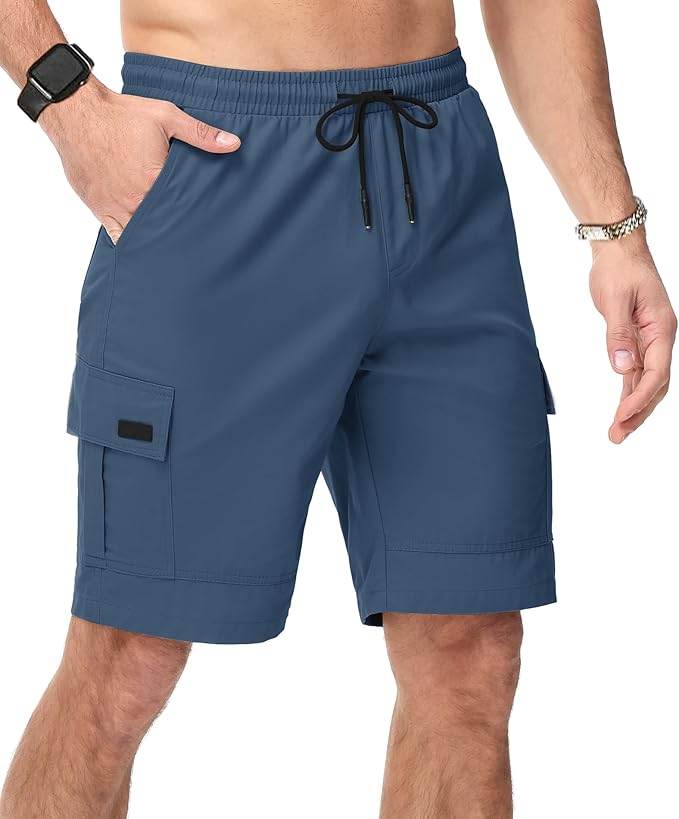 Short Cargo Homme Coton Léger 6 Poches - SwissWell – Image 2