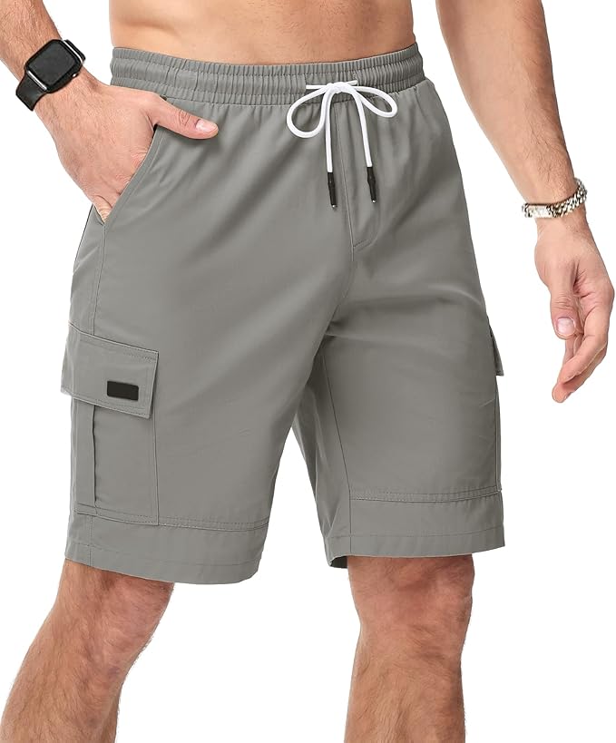 Short Cargo Homme Coton Léger 6 Poches - SwissWell – Image 3