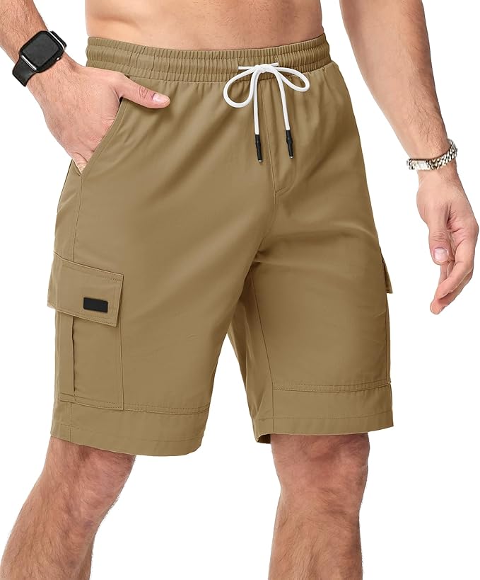 Short Cargo Homme Coton Léger 6 Poches - SwissWell – Image 4