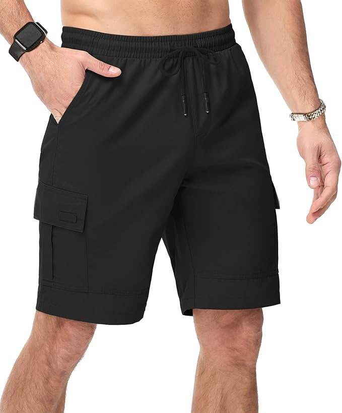 Short Cargo Homme Coton Léger 6 Poches - SwissWell – Image 5