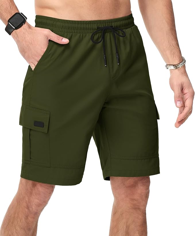 Short Cargo Homme Coton Léger 6 Poches - SwissWell – Image 6