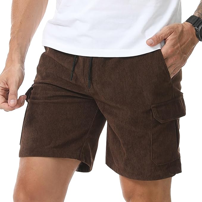 Short Homme Velours Côtelé Cargo Été - Suwangi – Image 6