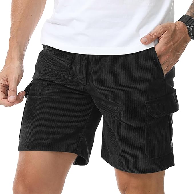 Short Homme Velours Côtelé Cargo Été - Suwangi – Image 7