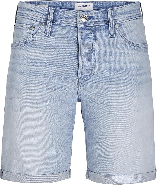 Short Jean Homme JACK & JONES - Bleu Gris Noir – Image 7