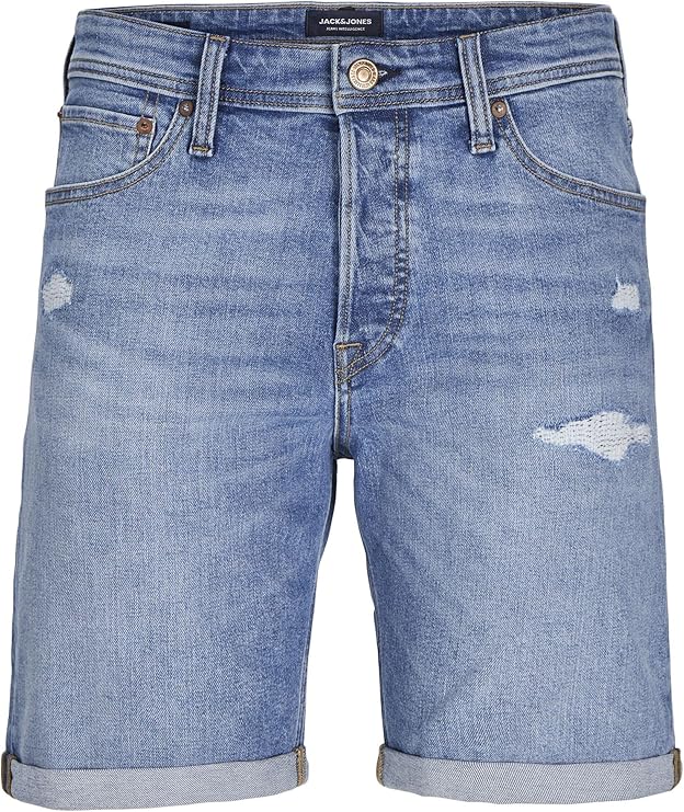 Short Jean Homme JACK & JONES - Bleu Gris Noir – Image 8