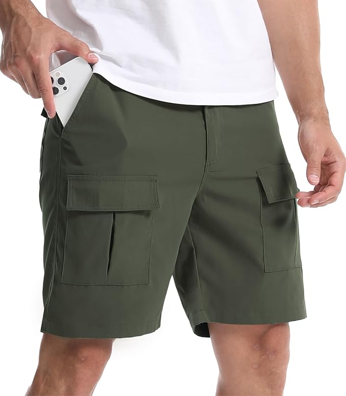 Short Cargo Homme 6 Poches Léger - Suwangi – Image 9