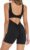 Combishort Femme Sport Moulant – Dos Nu Rembourré, Effet Push Up Scrunch Butt – ADORENCE