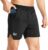 Shorts de course Légers pour Homme – BROKIG avec Poche Zippée