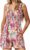 Combishort Femme Été Bohème à Fleurs – Sans Manches, Encolure Carrée