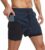 Short de Sport Homme 2 en 1 Danfiki – Pour Courir – Avec Poches et Leggings Intégrés