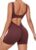 Combishort Femme Sport Moulant – Sans Manches, Élastique et Confortable – FEOYA