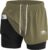 Short de Course 2‑en‑1 Homme LORSPORTCH – Fitness, Entraînement et Marathon avec Poches Intégrées
