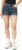 Short en Jean Slim Taille Mi-Haute Femme