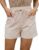 Rayson – Short Femme Été Poches, Short Amples à Taille Haute