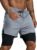 Smatstyle Short de Course 2‑en‑1 Homme – Séchage Rapide, Respirant avec Poches