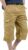 Short cargo 3/4 homme été – Coton léger, multi-poches & taille élastique